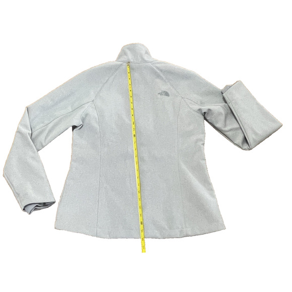 The North Face Jacket Womens Gray Apex Barrier Soft Shell Windwall Fleece Sz Lg - Picture 11 of 16